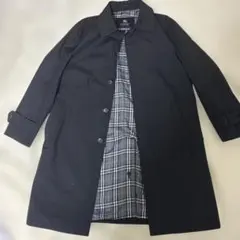 ステンカラーコート ブラック