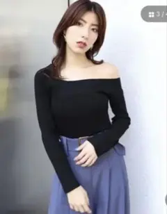 ワイドリブアシメニット　MURUA