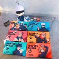 呪術廻戦　フラットポーチ6種セット&キーホルダー