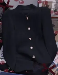 ♡お嬢様ボタンのニットカーディガン♡