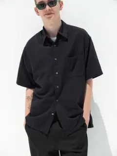 W double silk noil s/s shirtsのサムネイル