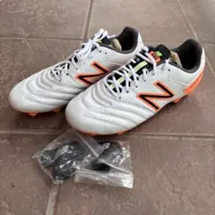 New Balance 442 サッカーシューズ シルバー/オレンジ - メルカリ