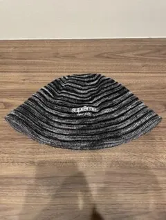 Supreme Open Knit Crusher バケットハット ブラック