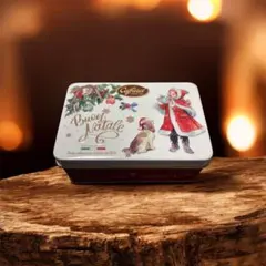 カファレル　クリスマス チョコレート空き缶
