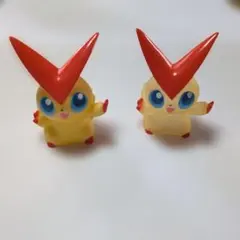 ポケモン　指人形　通常ビクティニ クリアビクティニ　 2体セット