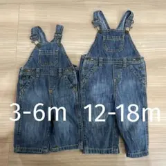 着画有 OLD NAVYお揃いサロペット