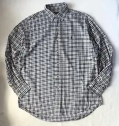 90s Ralph Lauren BLAKE チェック ボタンダウン シャツ M