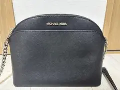 MICHAEL KORS ブラックショルダーバッグ