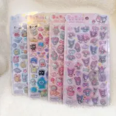 うるちゅるポップシール サンリオ 4枚セット