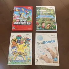 Wii用ゲームソフト4本セット