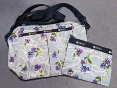 レスポートサック花柄トートバッグとポーチセット