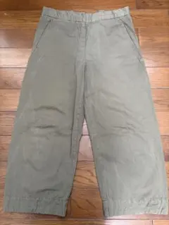 ZARA オリーブグリーン チノパン S