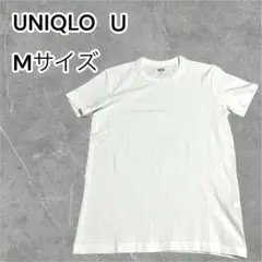 【UNIQLO U】 ホワイト 半袖Tシャツ　Mサイズ　綿100%