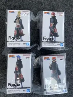 NARUTO ナルト 疾風伝 Figuno 全4種 暁のサムネイル