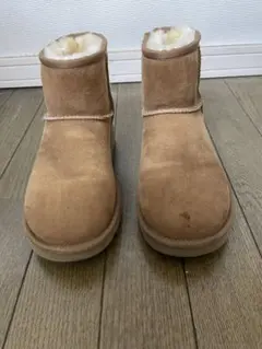 UGG ムートンブーツ ベージュ　クラシックミニ　サイズ6