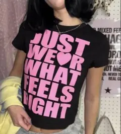 SHAGGIE【SNSで話題のコンパクトT】コンパクトロゴショート丈Tシャツのサムネイル