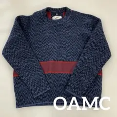 【OAMC】　ウールニット　SMALL ネイビー　イタリア製＃2824