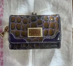 ANNA SUI 財布　三つ折り財布　がま口　チャーム付き