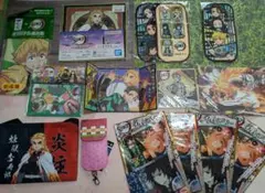 【ほぼ新品☆未開封】鬼滅の刃　まとめ売り　１５点　キャラクターグッズ　即購入ok