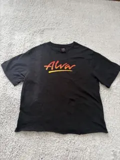 Alva プリント Tシャツ ブラック Lサイズ