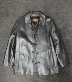 DANIER ダニエル　本革レザーコート　メンズ　ブラック　美品　カナダブランド