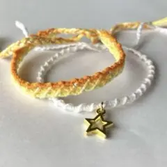 ☆ミサンガ☆ 2本セット 星