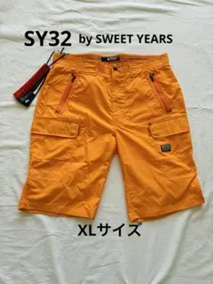 新品タグ付きSY32 by SWEET YEARS ショートパンツ オレンジXLのサムネイル