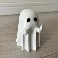 挑発的なゴースト 置物 面白い おもしろ 雑貨 個性的 インテリア ハロウィン