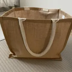 無印良品　ジュート　マイバッグ　a4