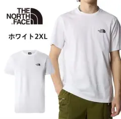 ザノースフェイス 半袖 Tシャツ シンプルドーム プリント ホワイト 2XL