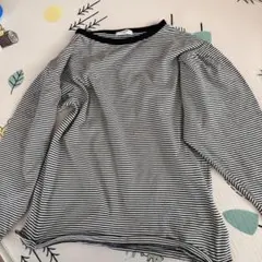 studio CLIP ボーダー柄長袖Tシャツ Mサイズ