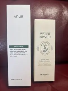 Anua Heartleaf Cleansing &skinfood 2点セット