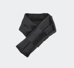 ユニクロ ヒートテックライニングパデッドマフラー ブラック 新品未使用