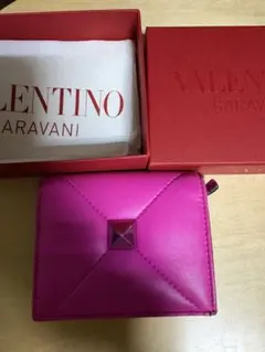 VALENTINO GARAVANI ピンク 二つ折り財布のサムネイル
