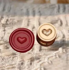【1点限り】 シーリングスタンプ エンボス/3Dヘッド　《ミニ❤︎ハート》