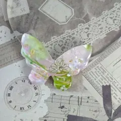 ＃589 ピンク✴紫陽花✴うさぎ✴レジンヘアゴムキーホルダーブローチ 715 手書き✴浴衣✴紫陽花✴レジンヘアゴムキーホルダーブローチ