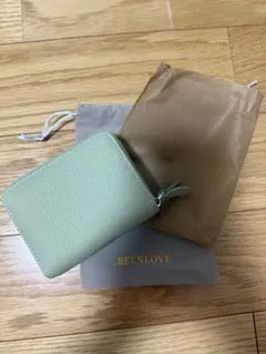BEENLOVE ミントグリーン 二つ折り財布