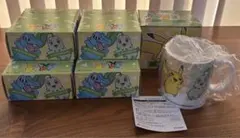 新品　ポケモン マグカップ　ボックスティッシュ4箱 シール付き