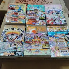 ワンピース107巻〜112巻の6冊セット。