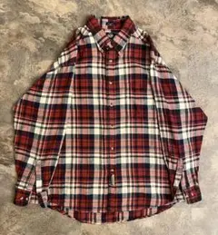 90s DOCKERS ドッカーズ タータンチェック ネルシャツ XL