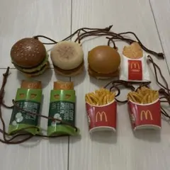 【美品】 マクドナルド フードストラップ 8点 まとめ売り