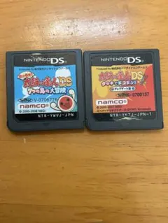DS 太鼓の達人　タッチでドコドン　7つの島の大冒険　2本セット