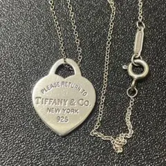ティファニーリターントゥ LOVE ハートタグ パドロック ネックレス