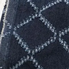 ダメージデニム生地 １４５✖️４８センチ