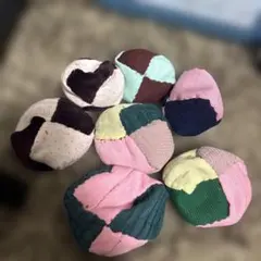 ハンドメイド パッチワーク お手玉7個セットのサムネイル