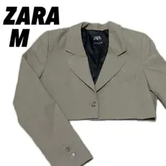 美品　ZARA グロップド　ショート丈　テーラード　ジャケット　ブレザー