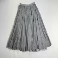 【Futier Land】チュールフレアスカート グレー系 Fサイズのサムネイル