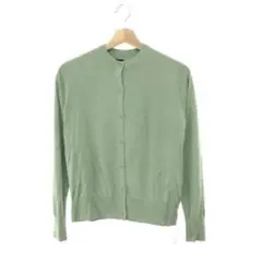 【値下げ】Mila Owen ラメニットグリーン カーディガン