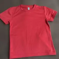 赤 無地 半袖 Tシャツ