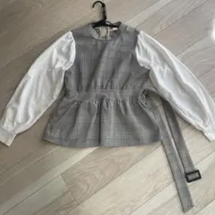 ツイード　 長袖ブラウス ITS' DEMO秋服　ブラウス